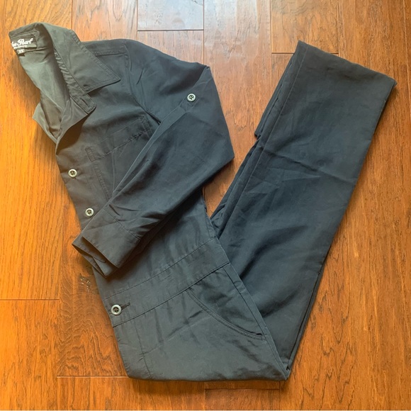 Blue Pearl by Allen Schwartz Button Up Jumpsuit - Size XS - Picture 10 of 10